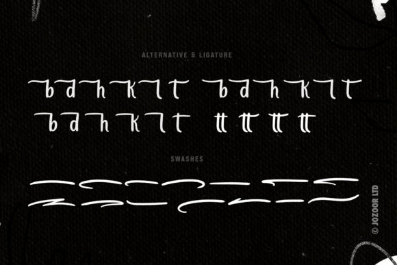 Graisony Font PNG with transparent background - Preview 6