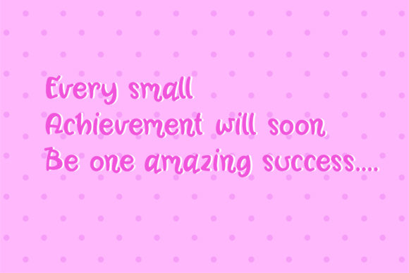 Mini Jelly Font PNG with transparent background - Preview 3