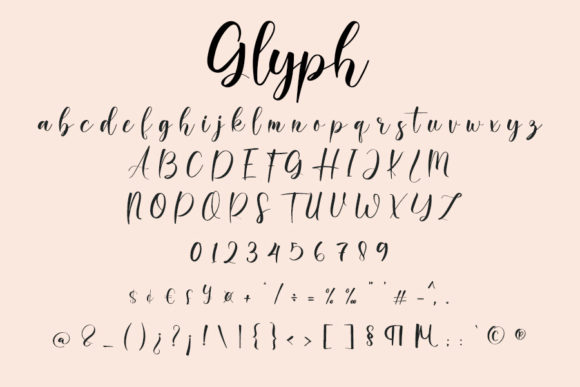 Pastella Font PNG with transparent background - Preview 2