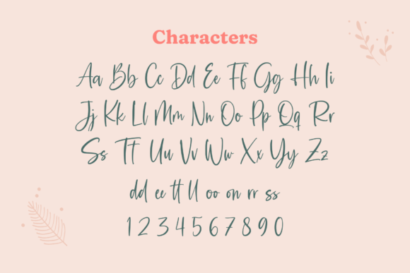 Peachy Sun Font PNG with transparent background - Preview 6