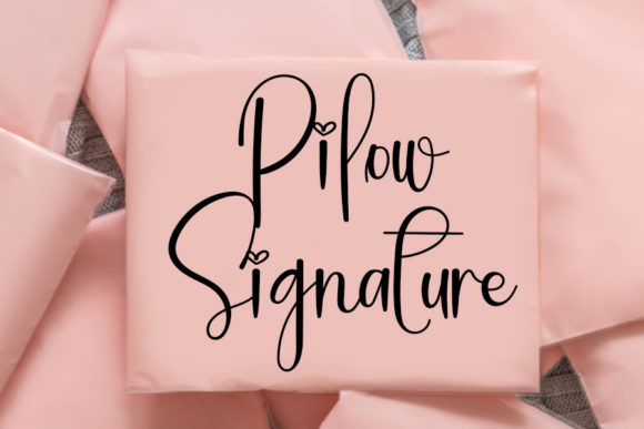 Pinky Caramel Font PNG with transparent background - Preview 4