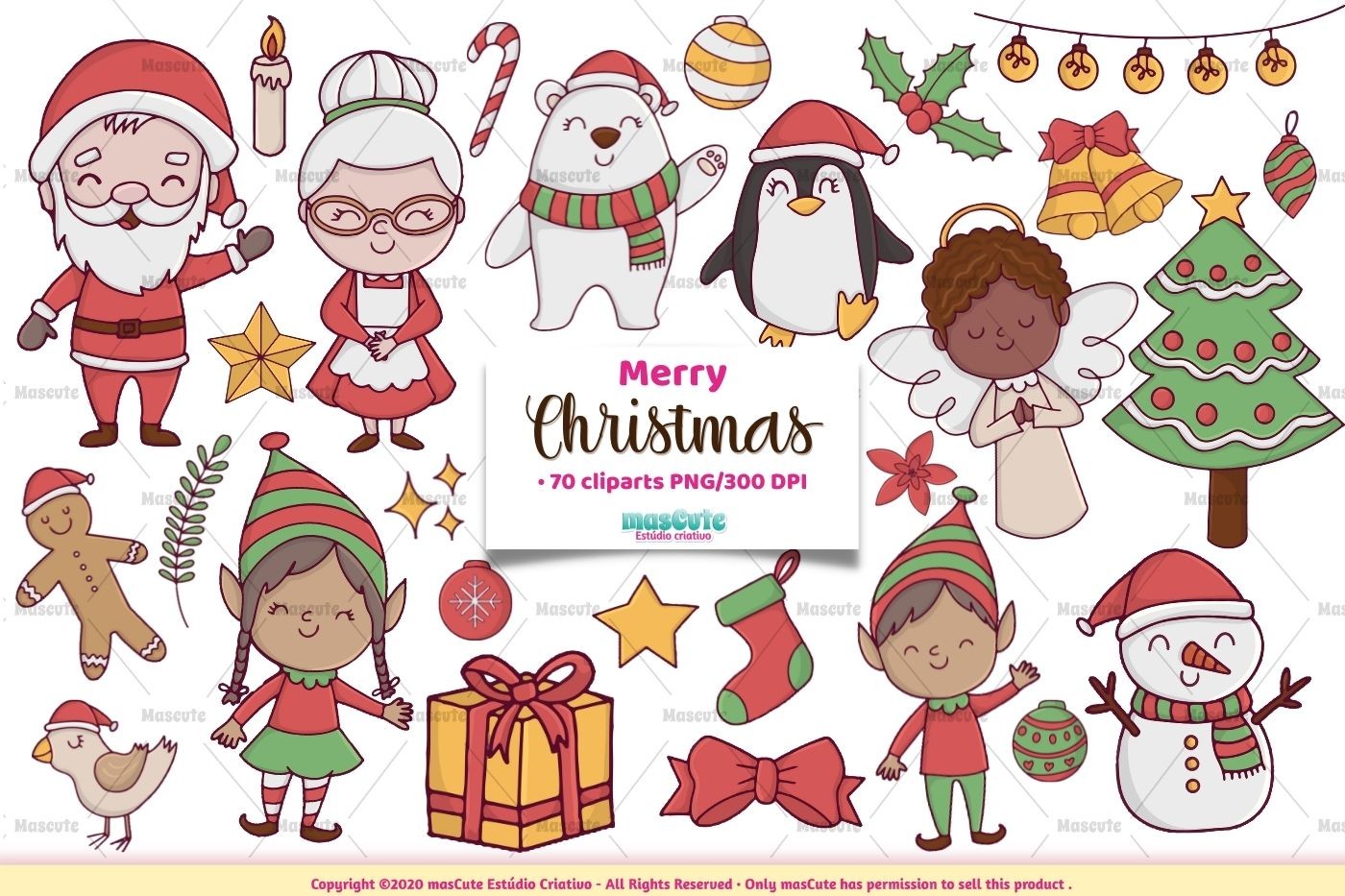 Christmas Bundle Cliparts - photo 1