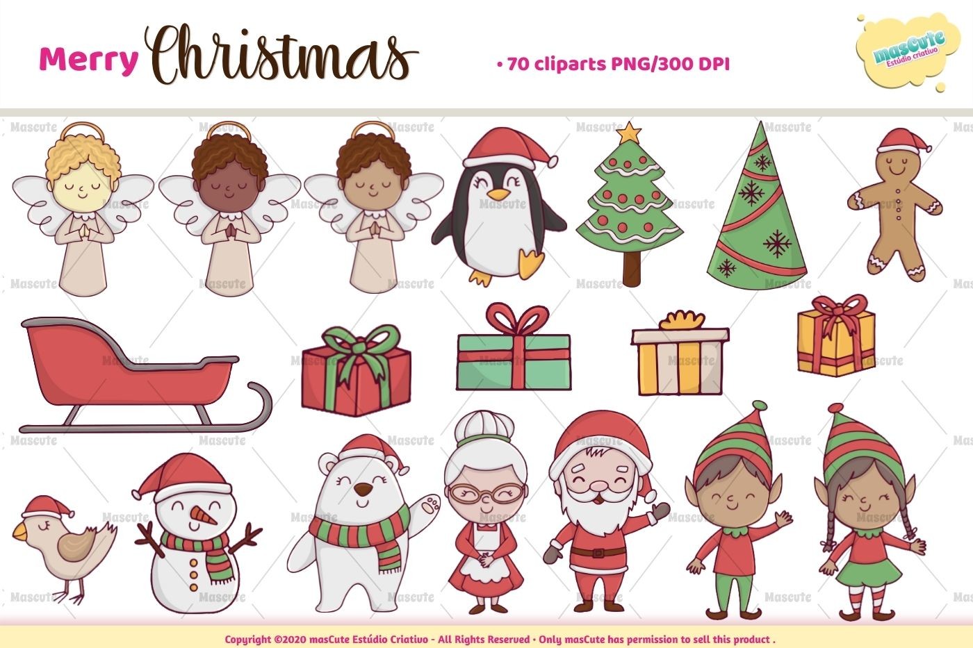 Christmas Bundle Cliparts - photo 3