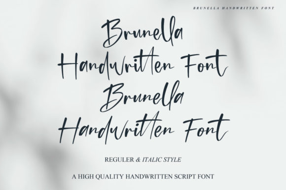 Brunella Font - Preview 1
