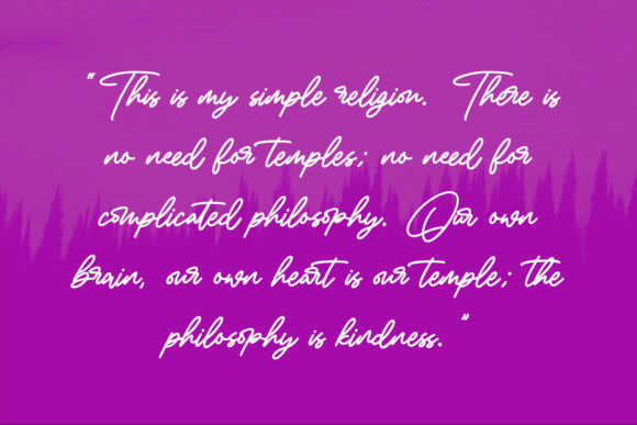 Brominates Signature Font - Preview 1