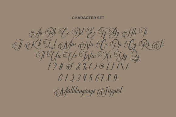Georgina Stella Font PNG with transparent background - Preview 3