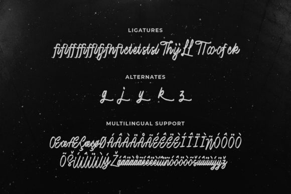 Lubang Hitam Font font preview - 2