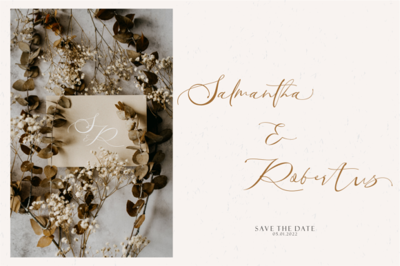 Santhania Font font preview - 2