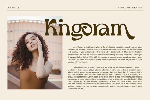 Amarillo Font - Preview 1