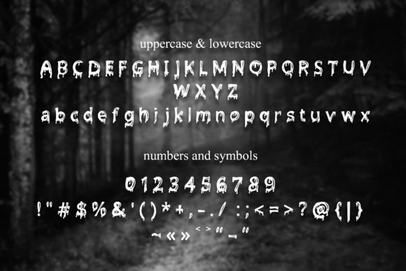 Black Bloods Font - Preview 1