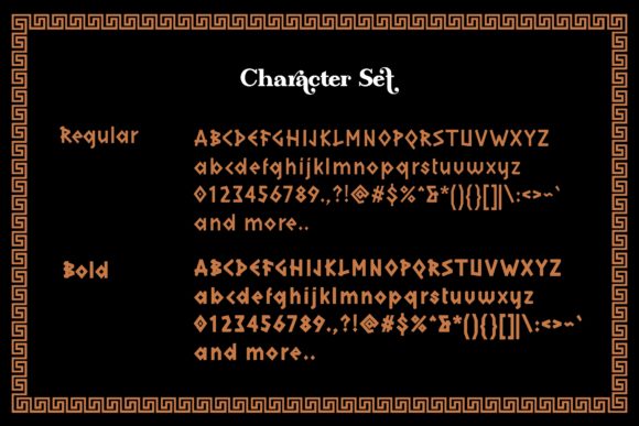 Calamata Font - Preview 1