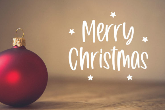 Christmas Lightstar Font - Preview 1