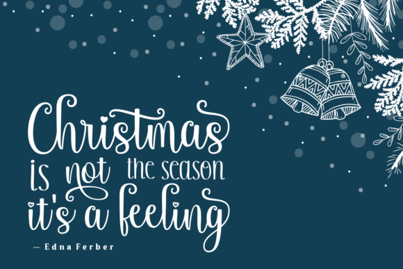 Christmas Memory Font - Preview 2
