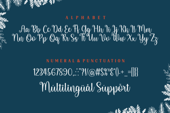 Christmas Memory Font - Preview 5