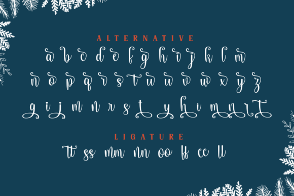 Christmas Memory Font - Preview 6
