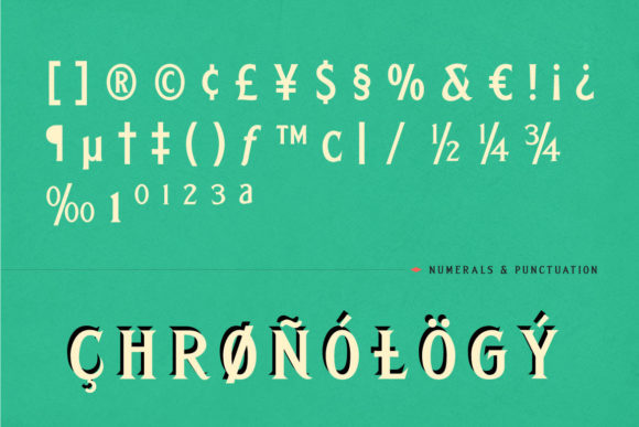 Chronology Font - Preview 5
