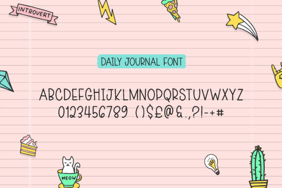 Daily Journal Font - Preview 5