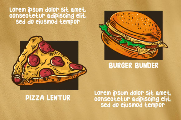 Food Truck Awesome Font - Preview 1