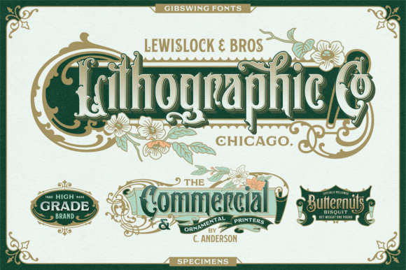 Gibswing Font PNG with transparent background - Preview 4