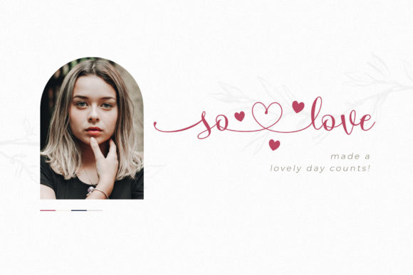Just Girl Font PNG with transparent background - Preview 2