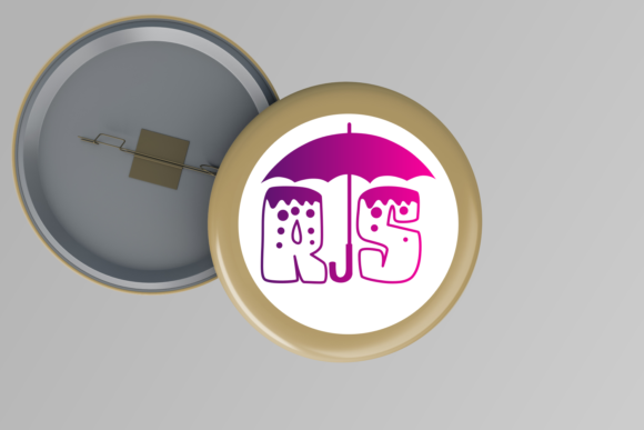 Monogram Umbrella Font PNG with transparent background - Preview 1