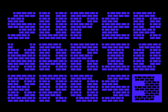 MultiType Brick Display Bold Font PNG with transparent background - Preview 6
