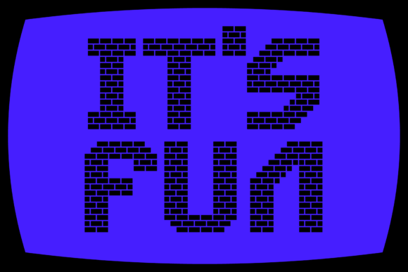 MultiType Brick Mega Blocks Font PNG with transparent background - Preview 5
