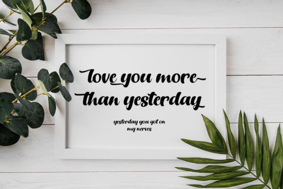 Mustar Font PNG with transparent background - Preview 1