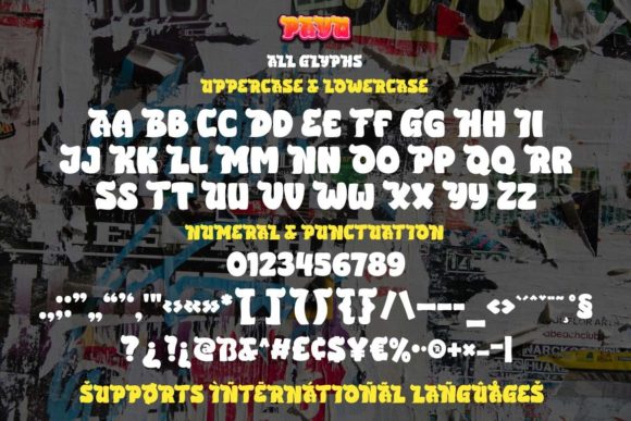 Payu Font PNG with transparent background - Preview 6