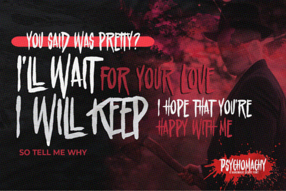 Psychomachy Font PNG with transparent background - Preview 1