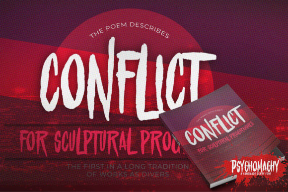 Psychomachy Font PNG with transparent background - Preview 2