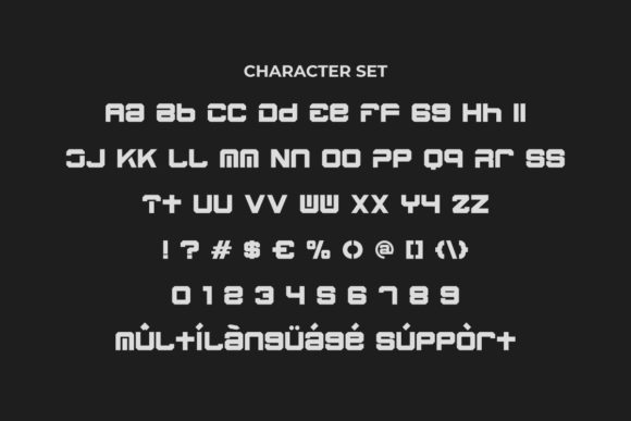 Blacked Font - Preview 3