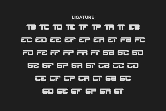Blacked Font - Preview 6