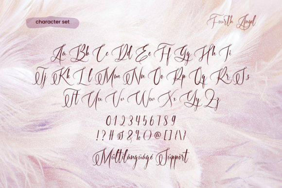 Fourth Angel Font - Preview 3
