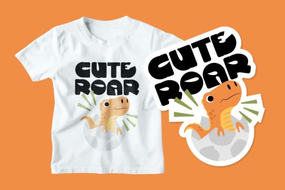 Fox Tuby Font PNG with transparent background - Preview 3