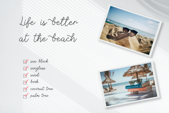 Handyride Font PNG with transparent background - Preview 4