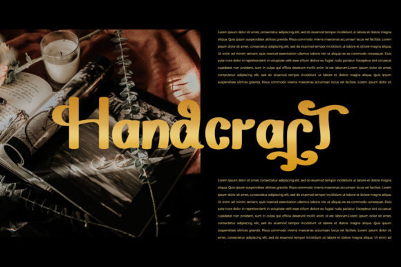 Hanetty Font - Preview 1