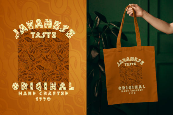 Inland Batik Font PNG with transparent background - Preview 3