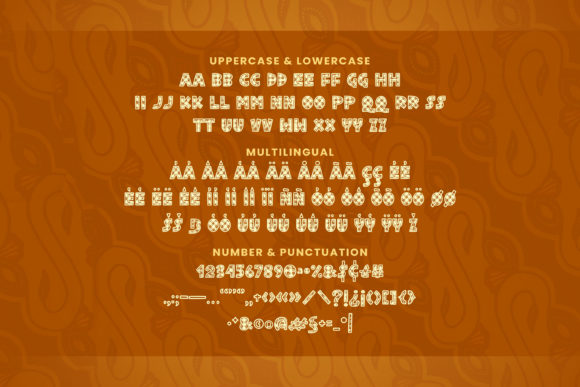 Inland Batik Font PNG with transparent background - Preview 4