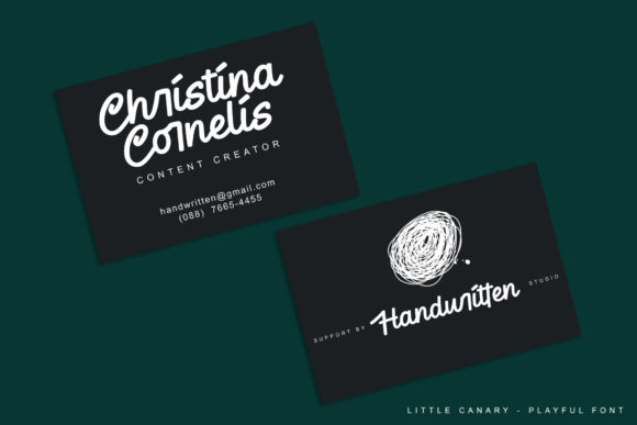 Little Canary Font PNG with transparent background - Preview 6