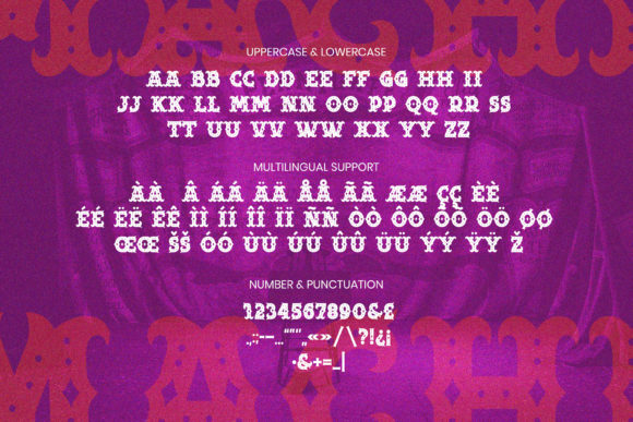 Mache Font PNG with transparent background - Preview 4