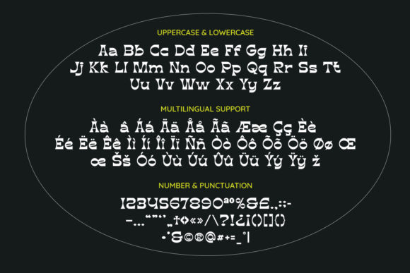 Mastia Font PNG with transparent background - Preview 4