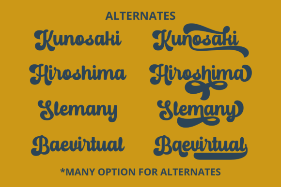 Mechaniclove Font PNG with transparent background - Preview 2