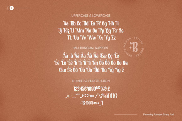 Pommpei Font PNG with transparent background - Preview 4
