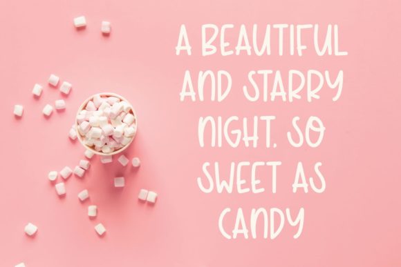 Ribbon Candy Font PNG with transparent background - Preview 3
