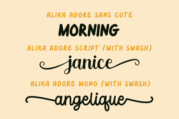 Adore Alika Font - Preview 3