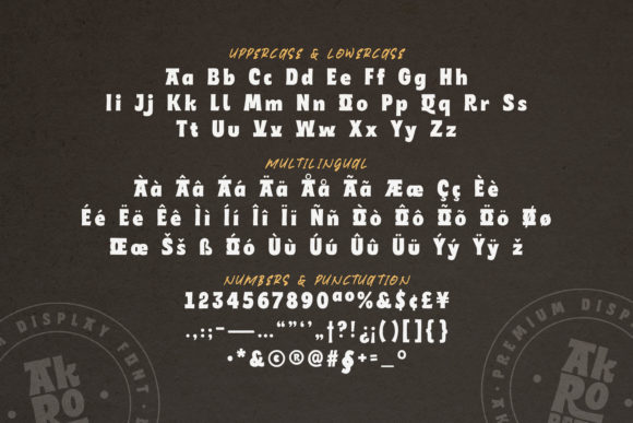 Akrobeat Font - Preview 4