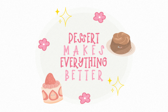 Billion Cupcake Font - Preview 3