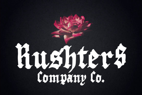 Black Letter Curve Font - Preview 2
