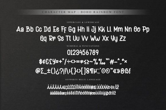 Boho Rainbow Font - Preview 5